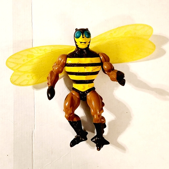 Vintage 1980s Buzz-Off 1984 Vintage MOTU Mattel Masters of the Universe - Picture 7 of 9